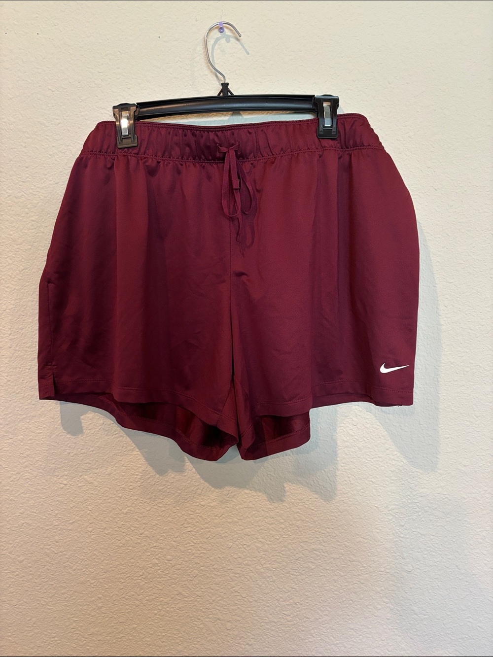 Nike Burgundy Athletic Running Shorts